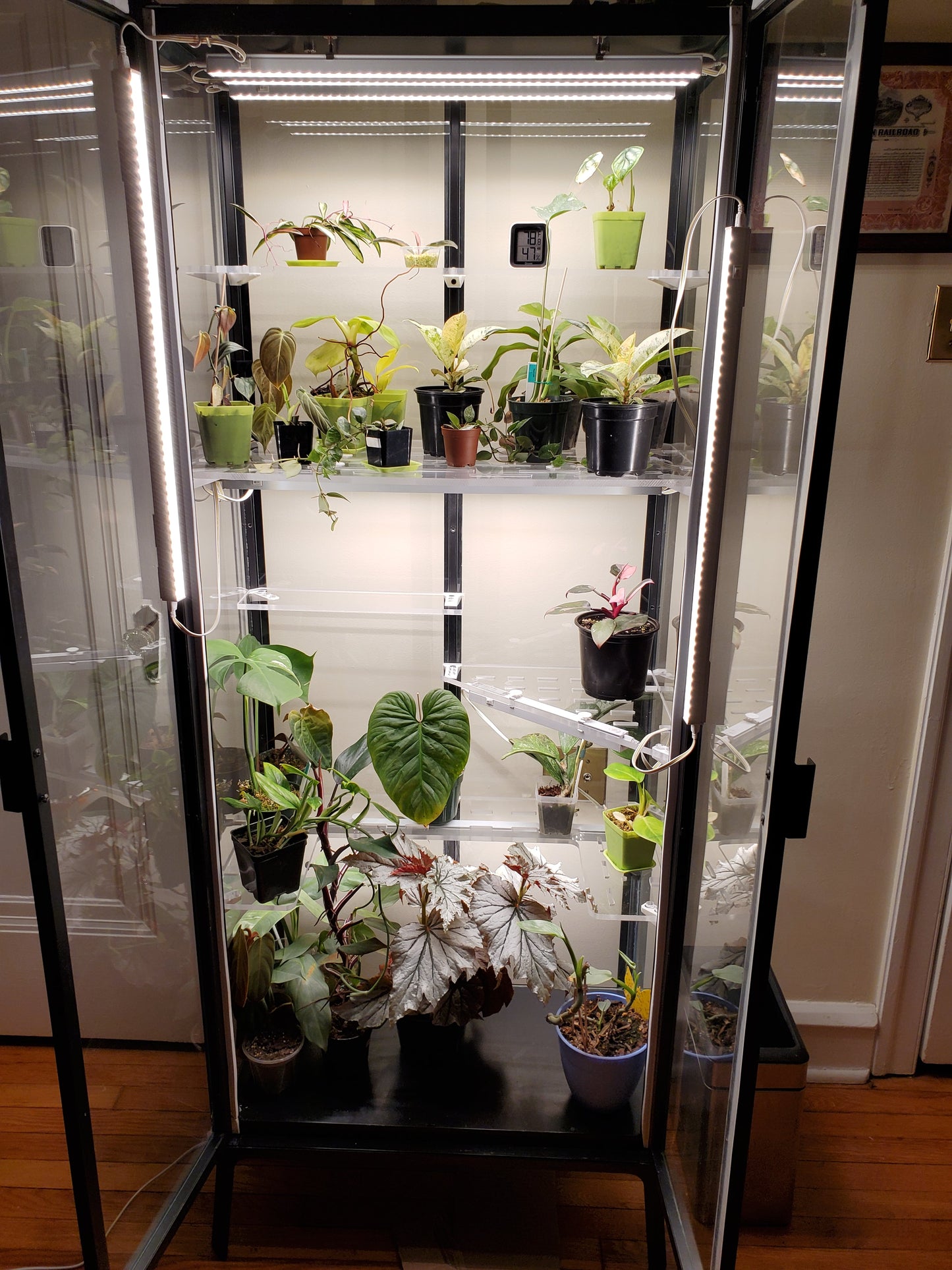 Micro Shelf! Milsbo Tall (2 pack!) Small shelves zip-tied to 3d printed extended brackets