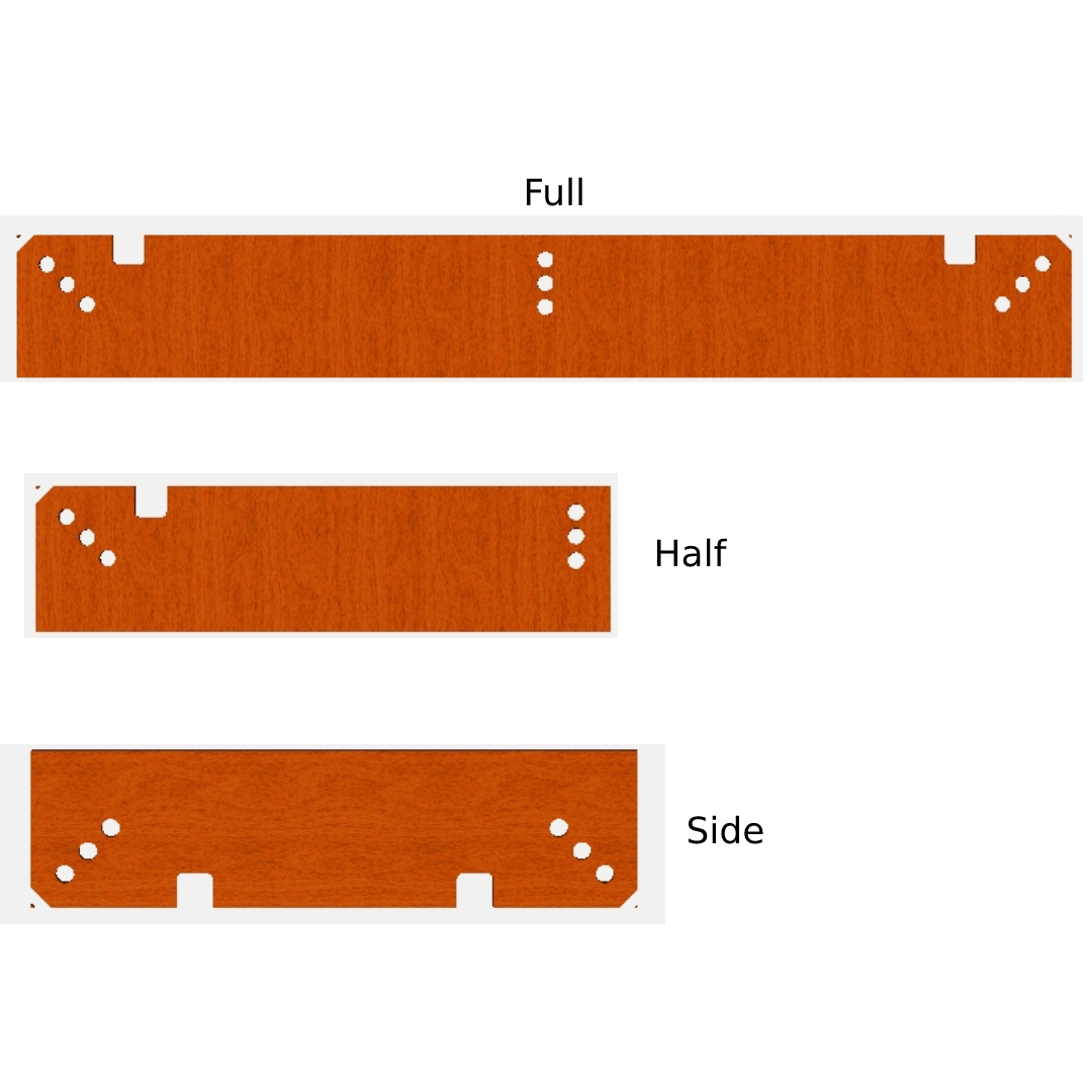 Micro Shelf!  Milsbo Tall (2 pack!) Small shelves zip-tied to 3d printed extended brackets