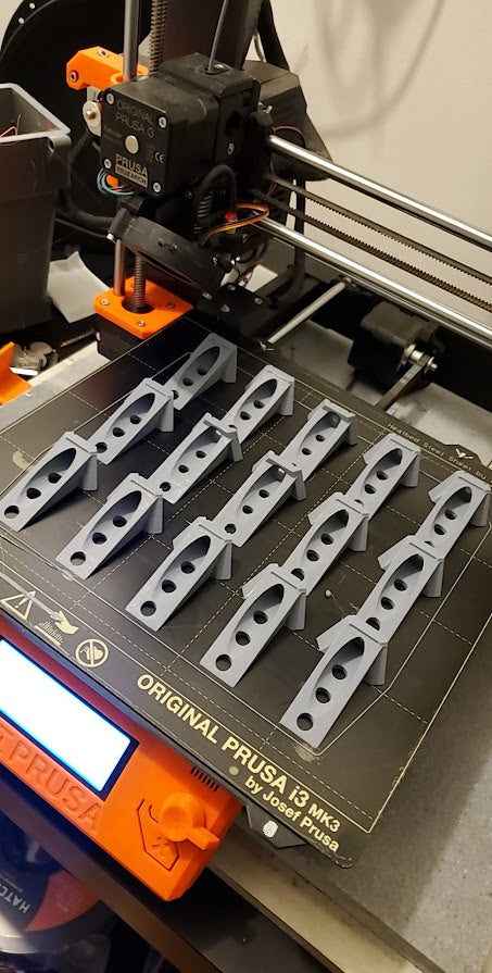 Milsbo Extended Shelf Brackets, for Ikea Greenhouse - Set of 10 - 3D printed